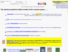 Tablet Screenshot of epola.co.uk